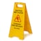Alpine Industries 24 in. Yellow Multi-Lingual Caution Wet Floor Sign, 10PK ALP499-10PK - alternate 4